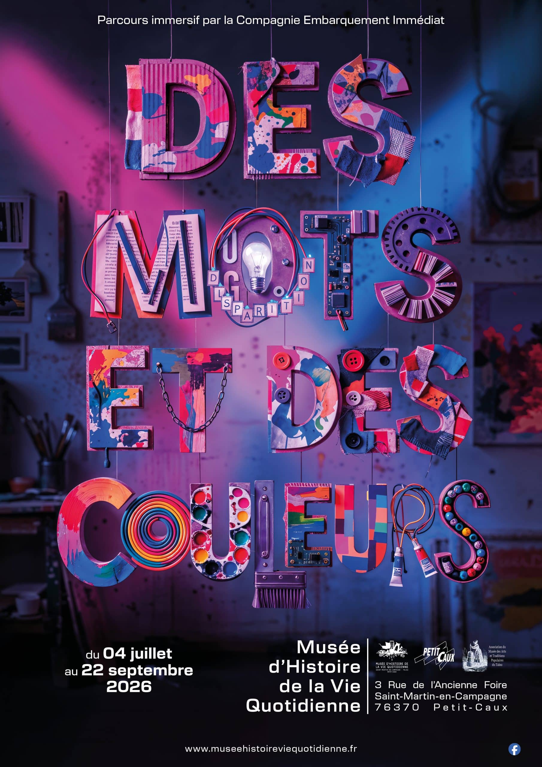 "Des Mots et des couleurs" - Parcours immersif par la compagnie Embarquement Immédiat